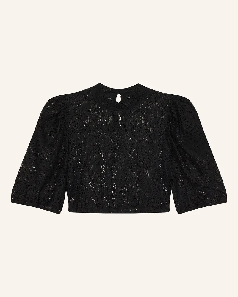 WALDORFF Dirndlbluse schwarz Schwarz