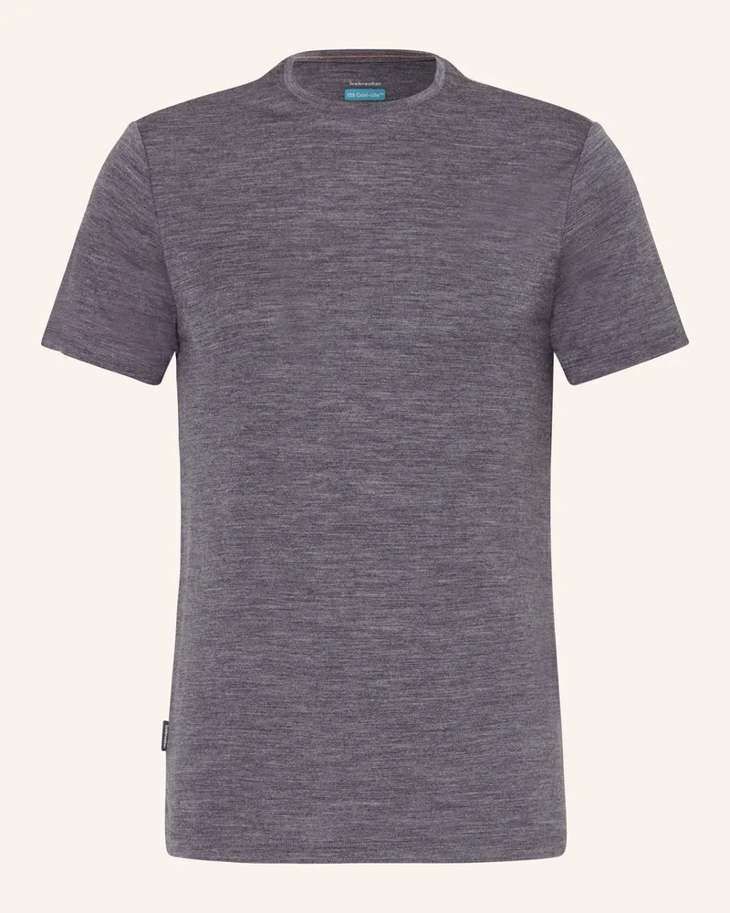 Icebreaker T-Shirt COOL-LITE™ MERINO BLEND SPHERE III mit Merinowolle Dunkelblau