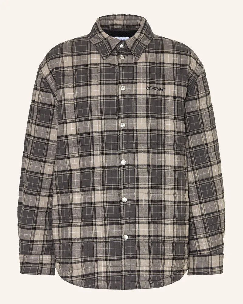 OFF-WHITE Stepp-Overjacket Grau