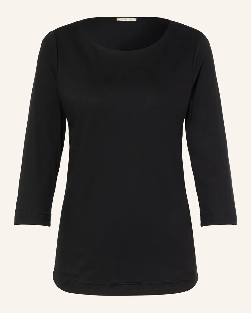 lilienfels Shirt Mit 3/4-Arm schwarz Schwarz