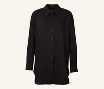 Longbluse, Hemdbluse schwarz