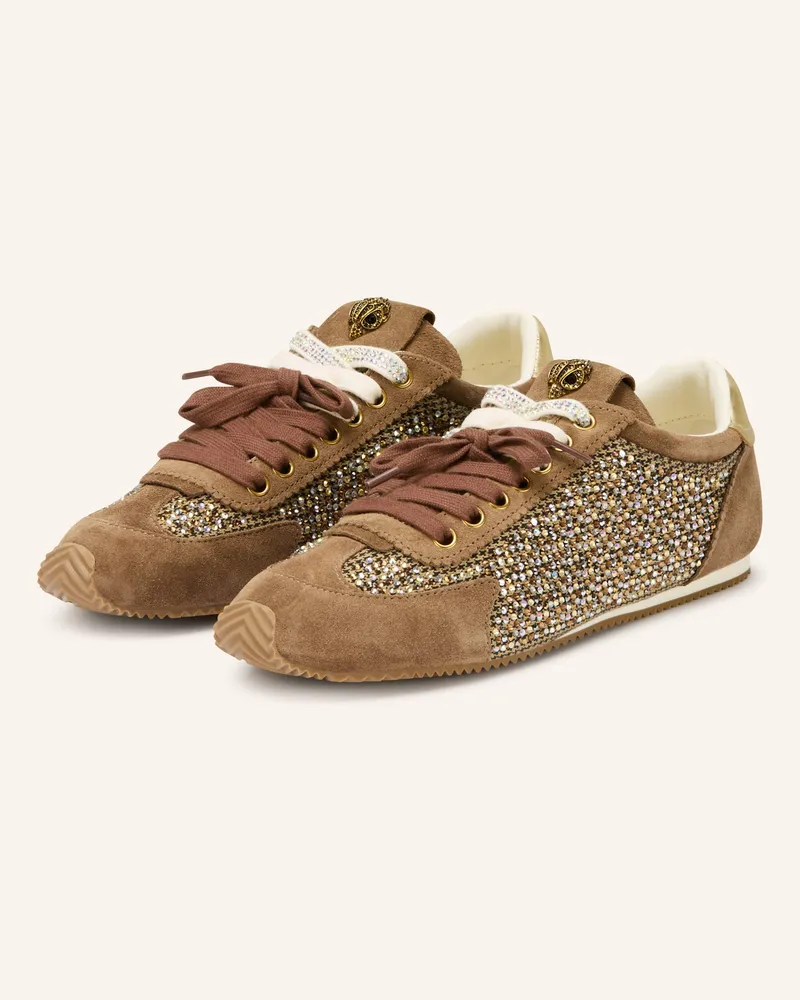 Kurt Geiger Sneaker Islington Mit Schmucksteinen beige Braun