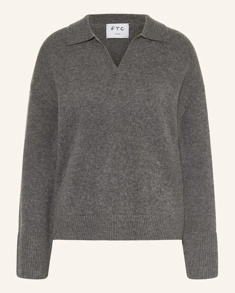 FTC Cashmere Cashmere-Pullover Grau