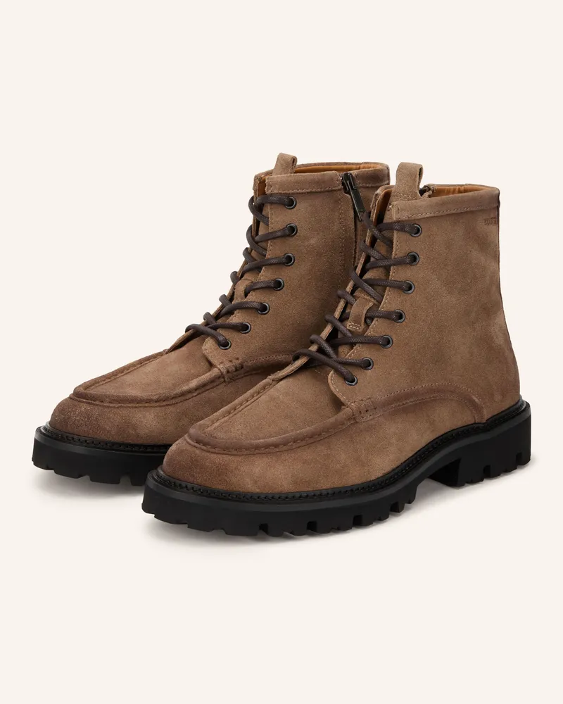 HUGO BOSS Schnürboots Julio beige Hellbraun
