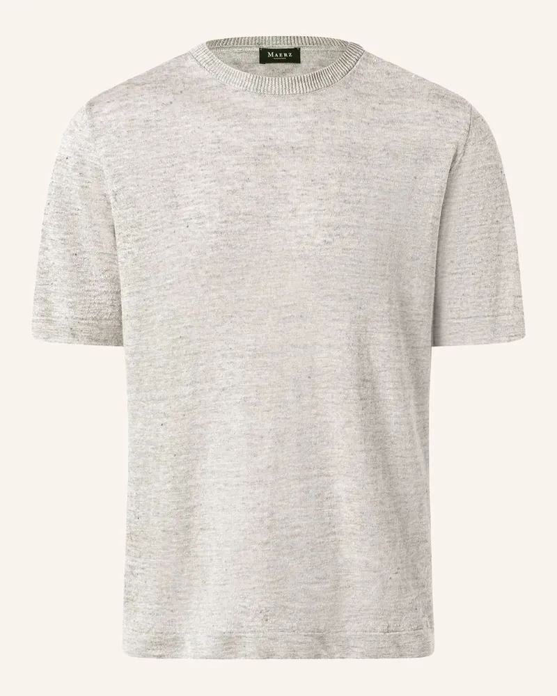 Maerz Strickshirt Aus Leinen grau Grau