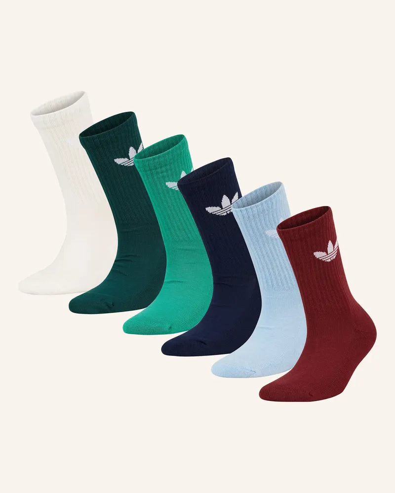 adidas 6er-Pack Socken TREFOIL CUSHION CREW Owhite