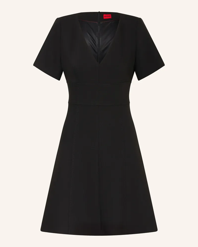 HUGO BOSS Kleid Keviola schwarz Schwarz