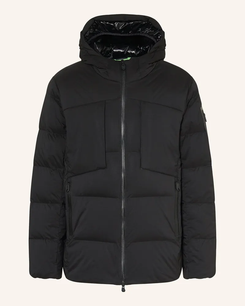 HUGO BOSS Daunenjacke Riplite Puffer schwarz Schwarz