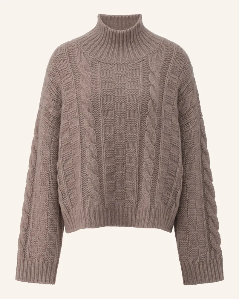 LU REN Pullover Jade Aus Kaschmir Und Seide braun Beige