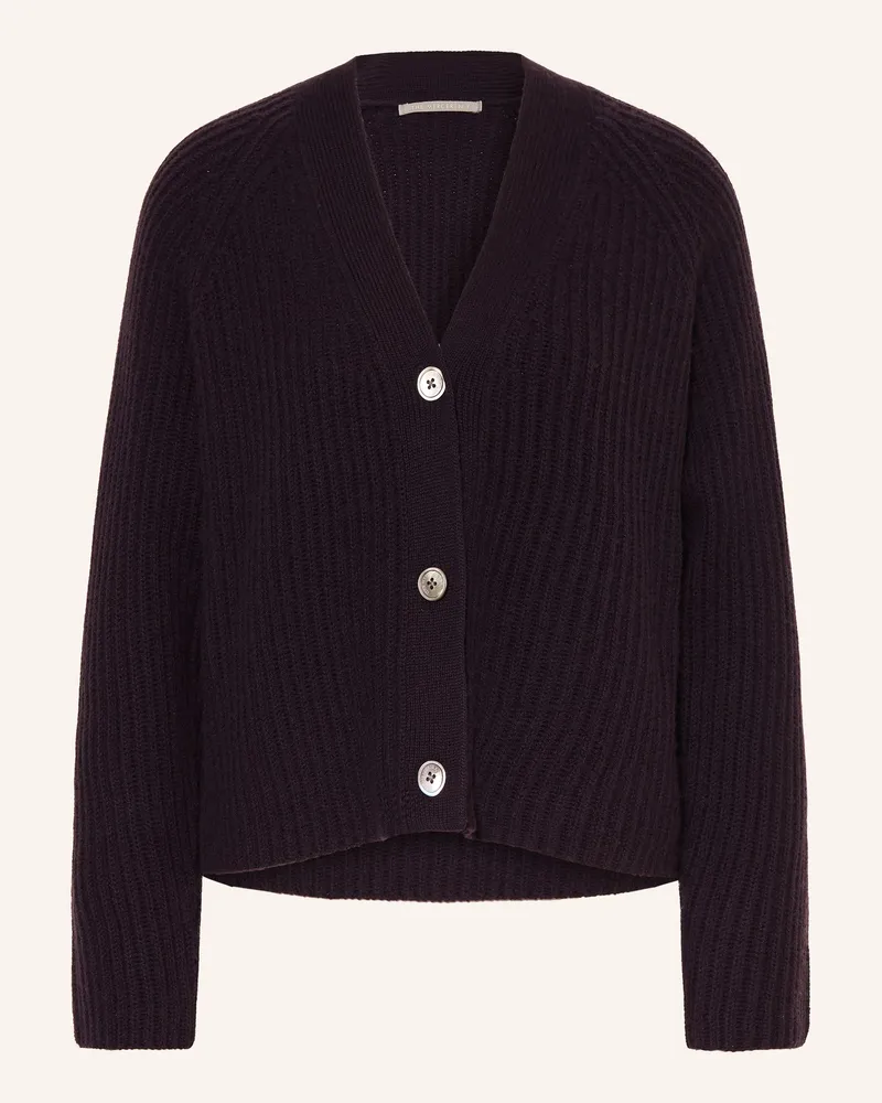 (THE MERCER) N.Y. Strickjacke Mit Cashmere lila Dunkellila