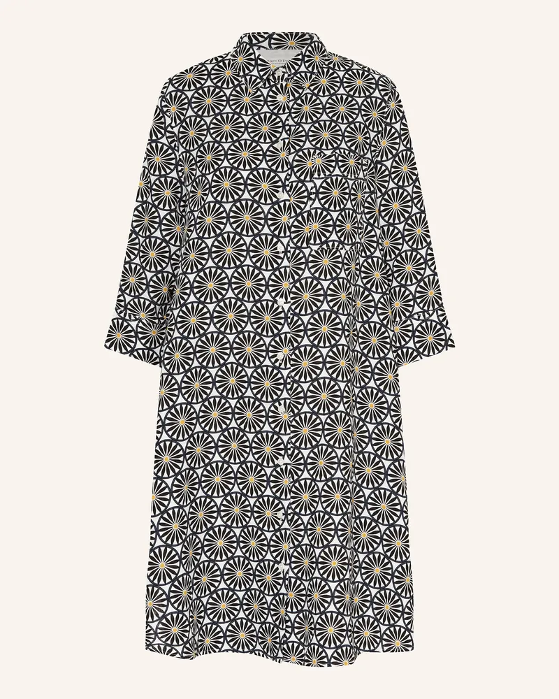 Marc O'Polo Hemdblusenkleid aus Leinen mit 3/4-Arm Weiss