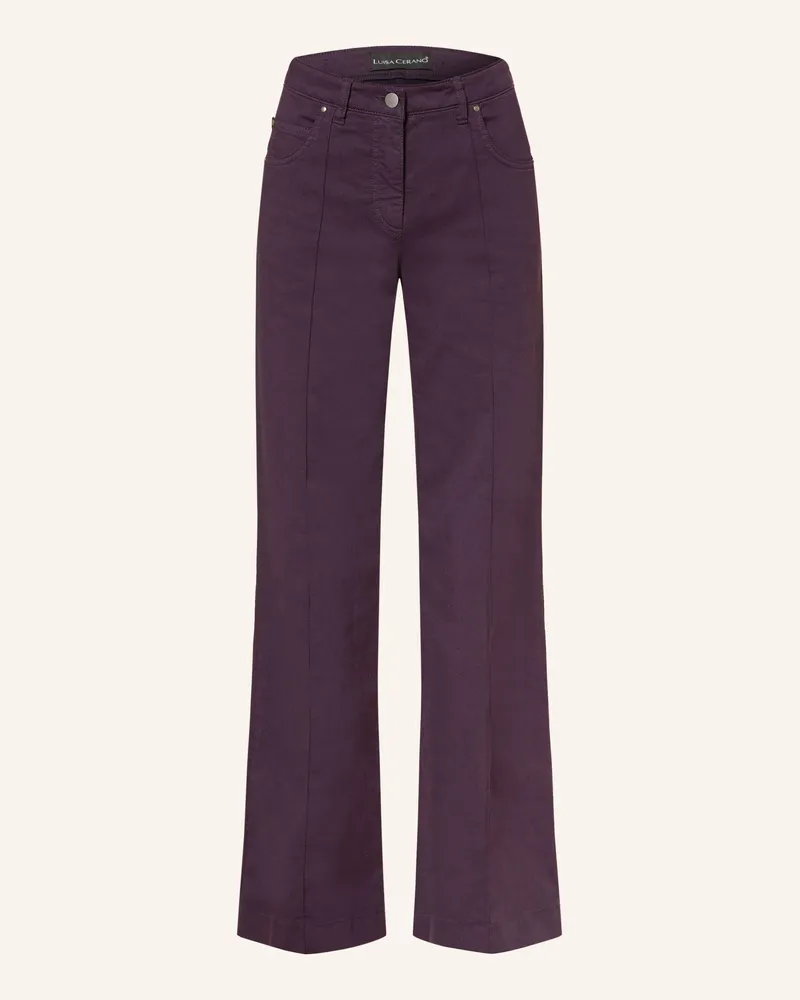 Luisa Cerano Flared Jeans lila 892