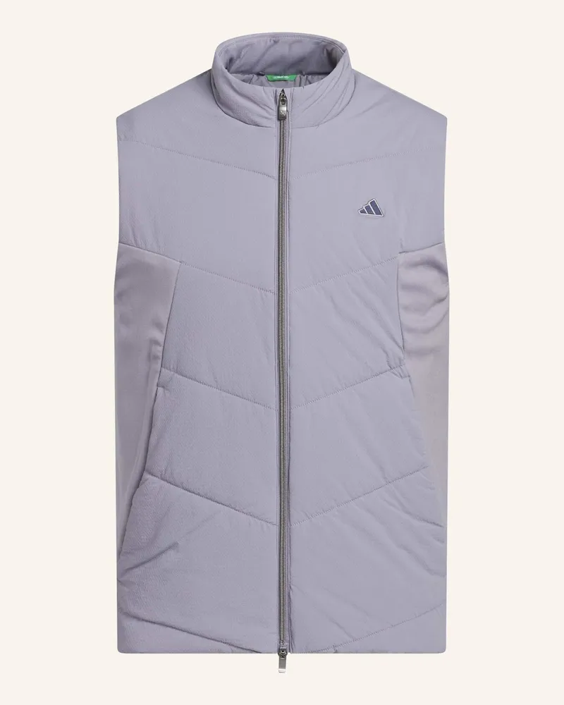 adidas ultimate365+ Course Control Weste, Abgesteppt lila Grau