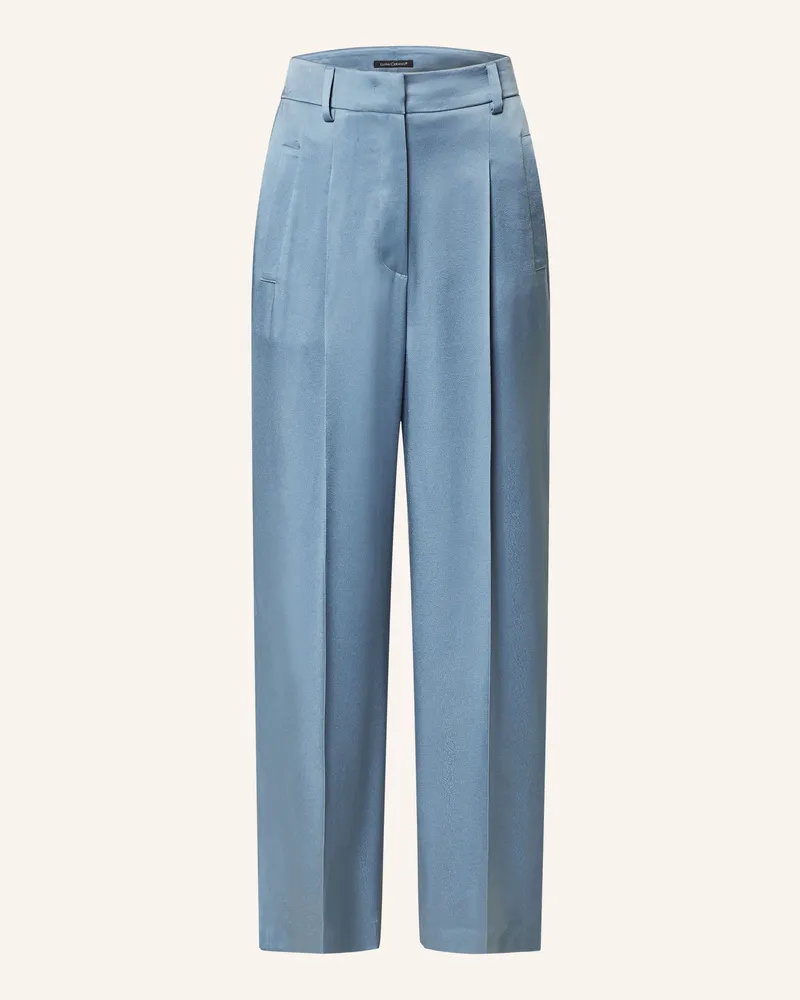 Luisa Cerano Satin-Culotte Blaugrau