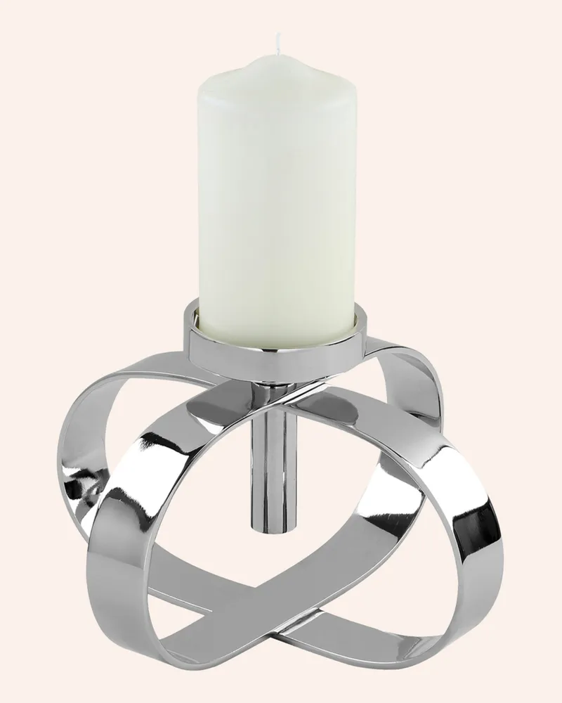 Fink Stumpenkerzenhalter GORDEN Silber
