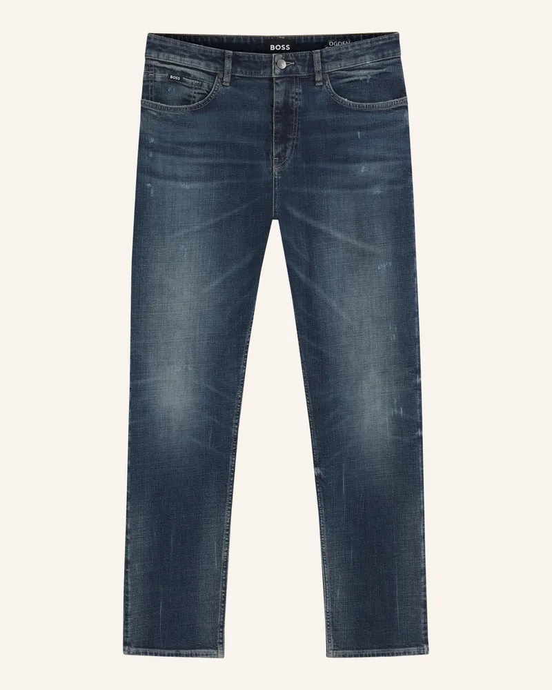 HUGO BOSS Jeans C-OGDEN Straight Fit Blau