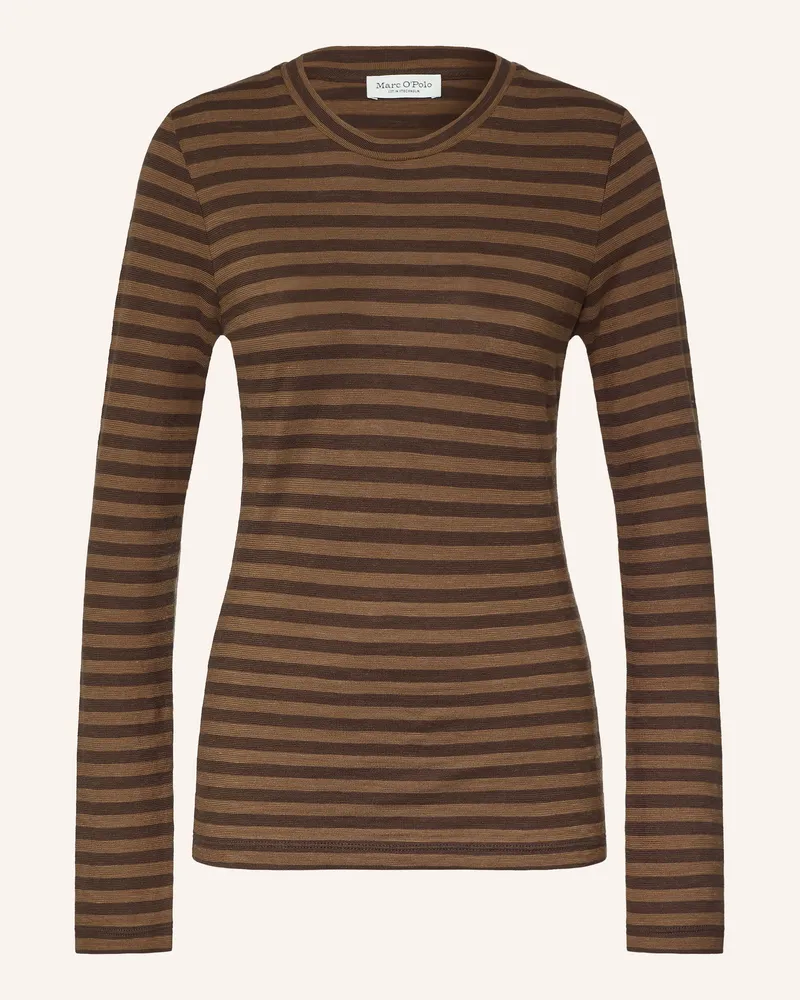 Marc O'Polo Longsleeve braun Braun