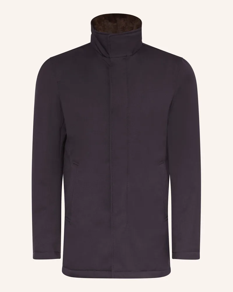 Herno Mantel blau Dunkelblau
