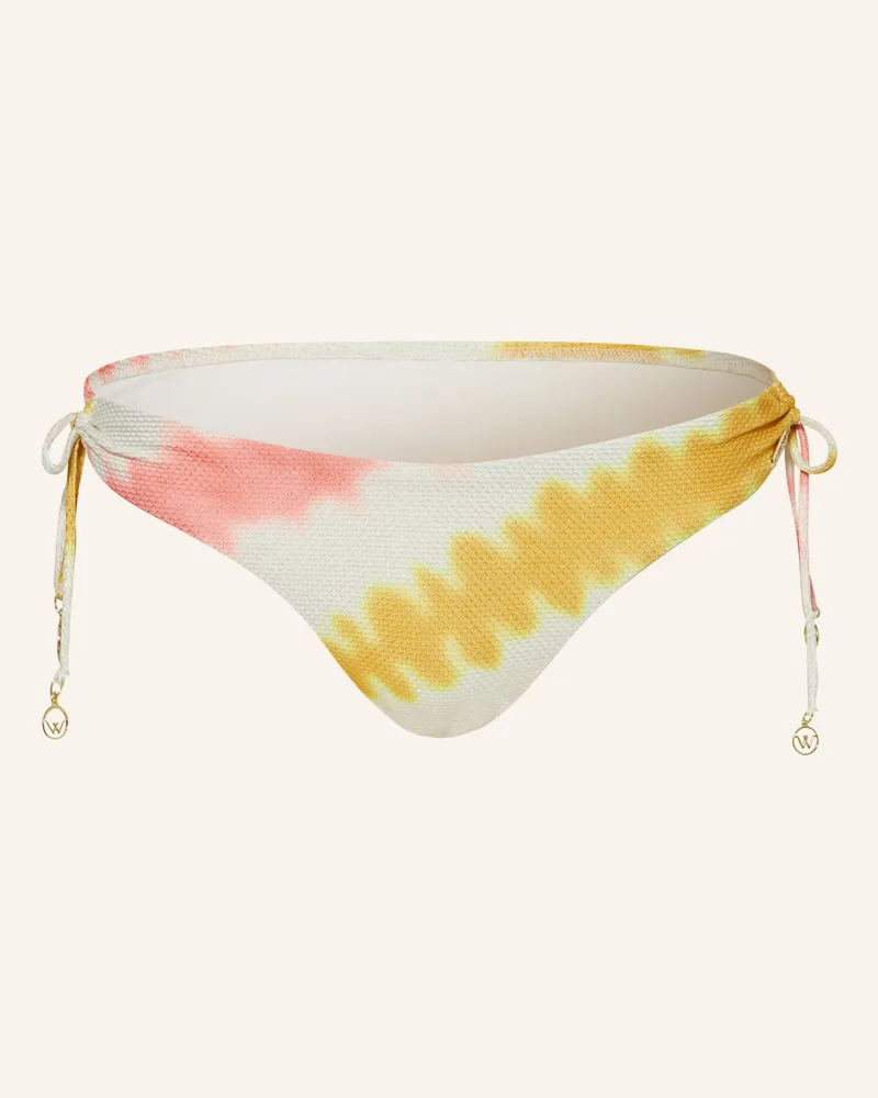 watercult Basic-Bikini-Hose SUMMER MUSE mit Glitzergarn Weiss