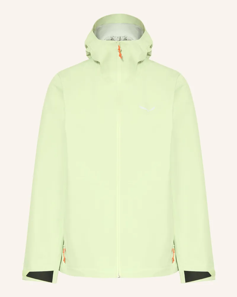 Salewa Hardshell-Jacke Puez 2.5l Ptx gruen Hellgrün