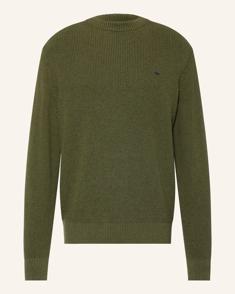 Fynch-Hatton Pullover gruen Oliv