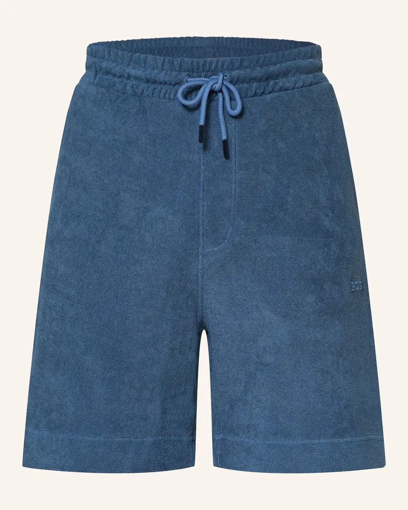 HUGO BOSS Frotteeshorts SE_DOUBLETOWEL Dunkelblau