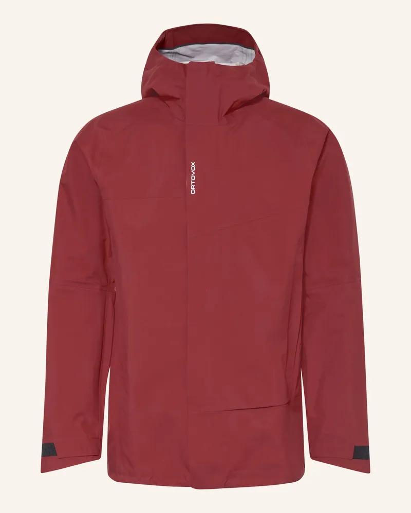 Ortovox Hardshell-Jacke SECEDA 3L Dunkelrot