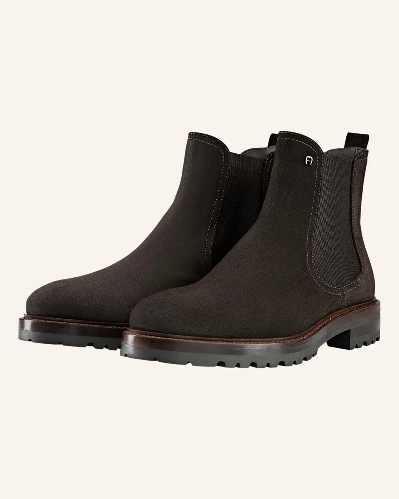 Aigner chelsea boots CHARLES 5D Braun