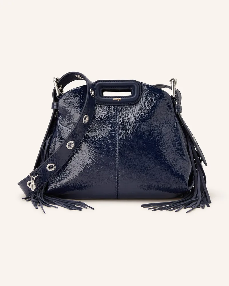 Maje Handtasche Dunkelblau