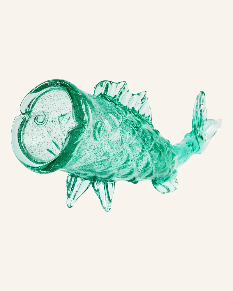 POLSPOTTEN 2er-Set Dekofiguren JAR FISH Hellblau
