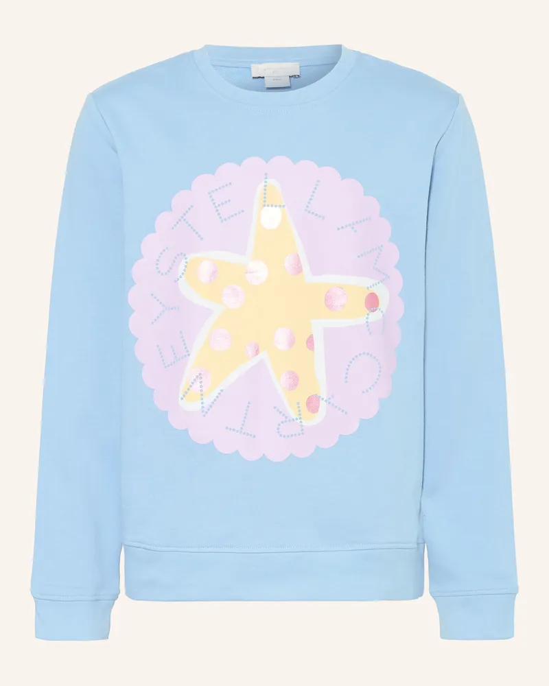 Stella McCartney Kids Sweatshirt Hellblau