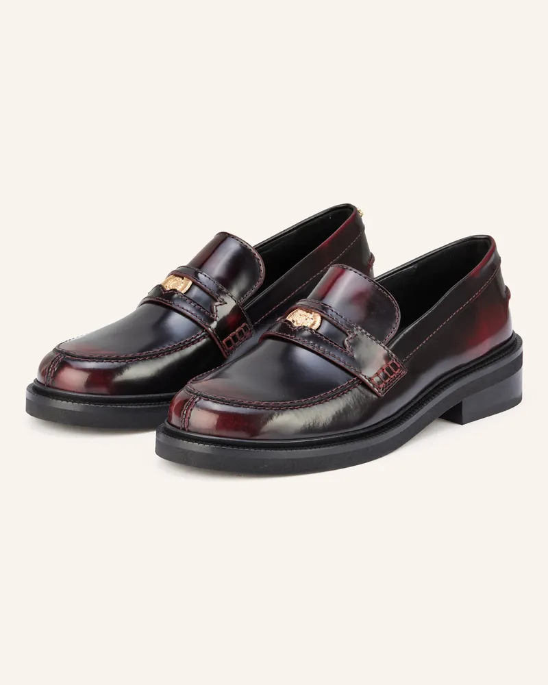 Maje Penny-Loafer Dunkelrot