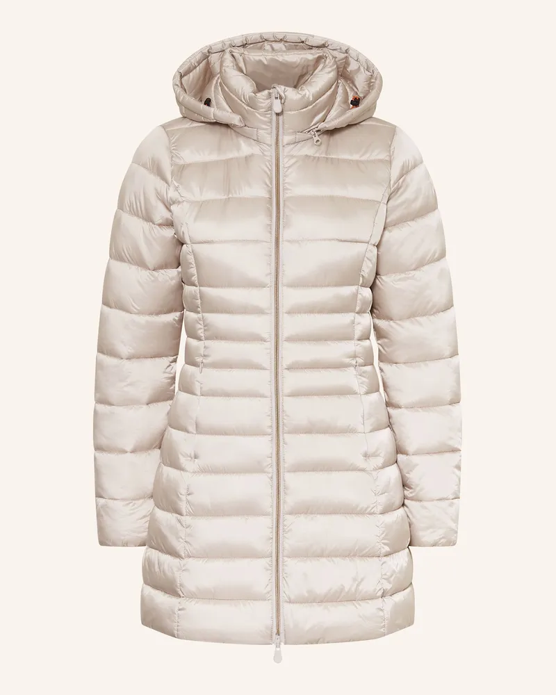 Save The Duck Steppmantel Reese Mit Abnehmbarer Kapuze beige Creme