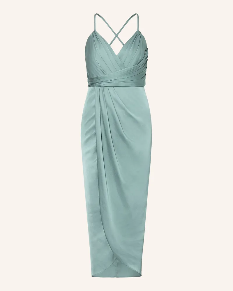 Vera Mont Cocktailkleid Aus Satin blau Petrol