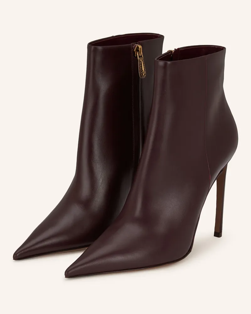 Dolce & Gabbana Stiefeletten Dunkelrot