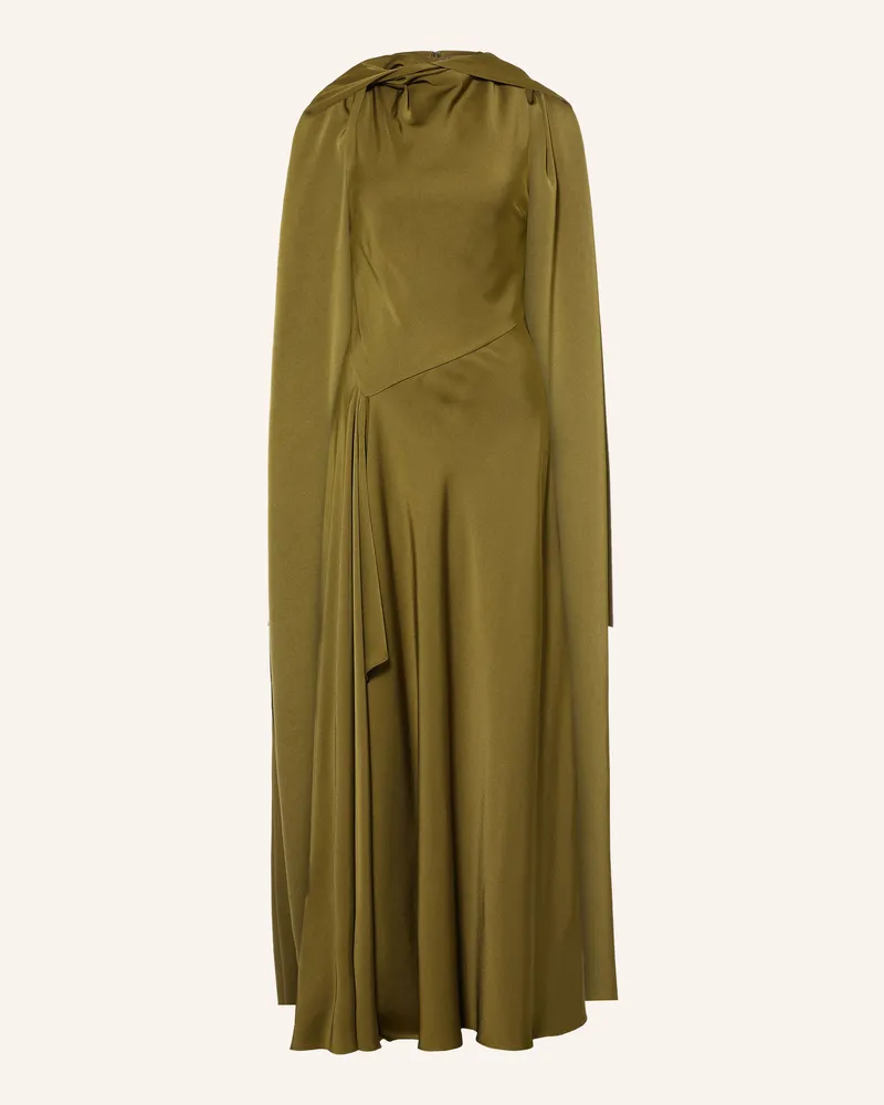 Reiss Abendkleid Sabine Aus Satin gruen Oliv