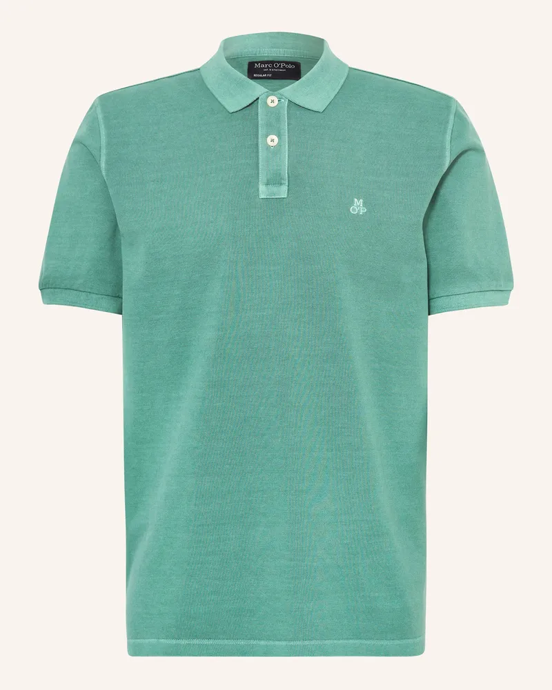 Marc O'Polo Piqué-Poloshirt Grün