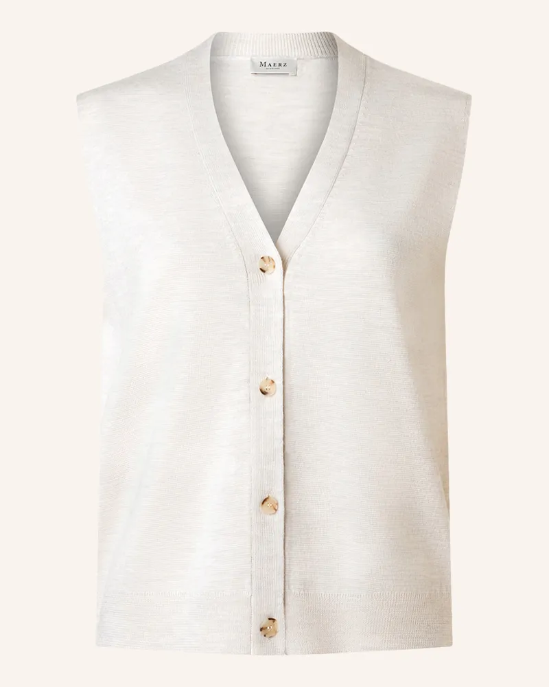 Maerz Strickweste 230400 weiss Weiss