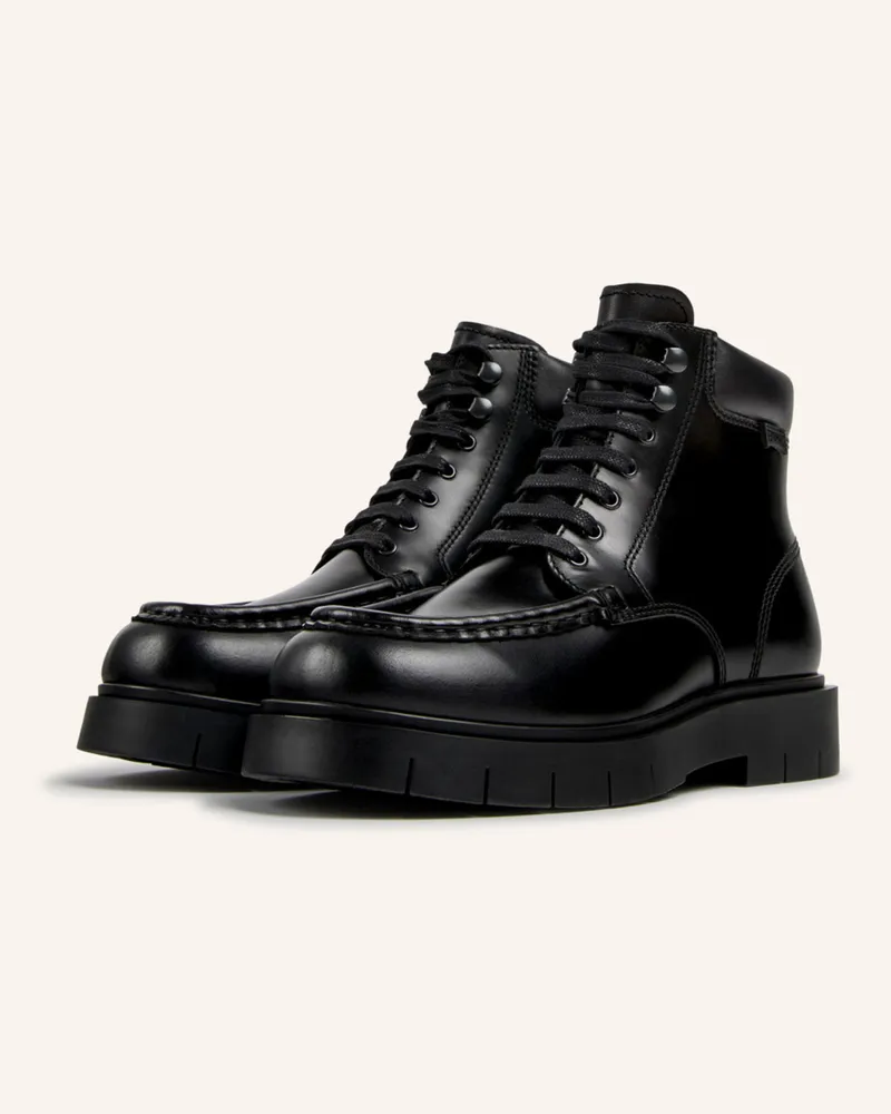 Camper Schnürstiefel Alaro schwarz Schwarz