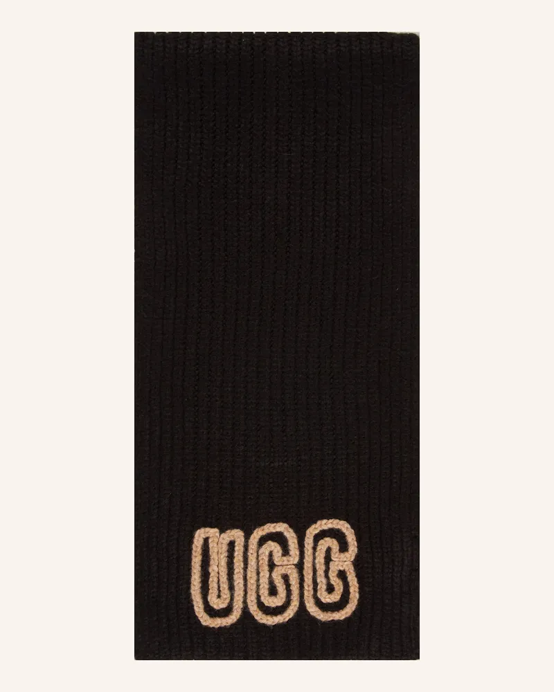 UGG Schal Schwarz