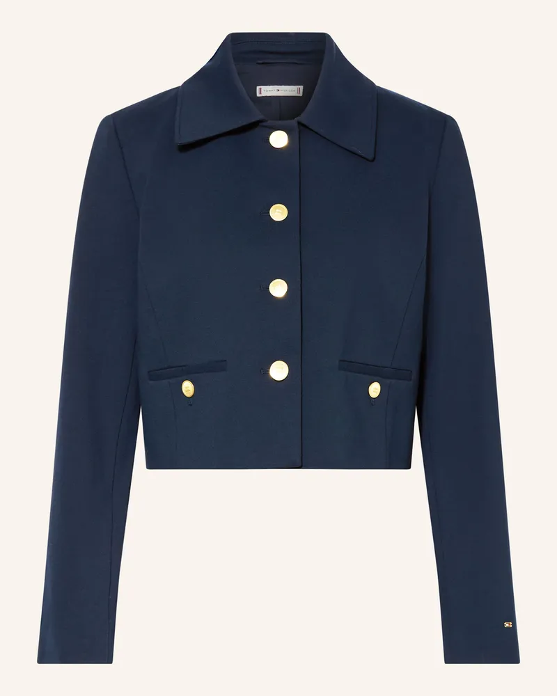 Tommy Hilfiger Kastenjacke blau Dunkelblau