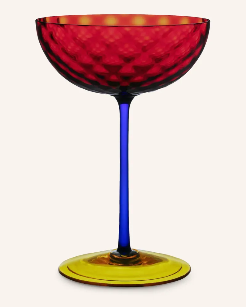 Dolce & Gabbana Casa Champagnerglas CARRETTO Dunkelrot