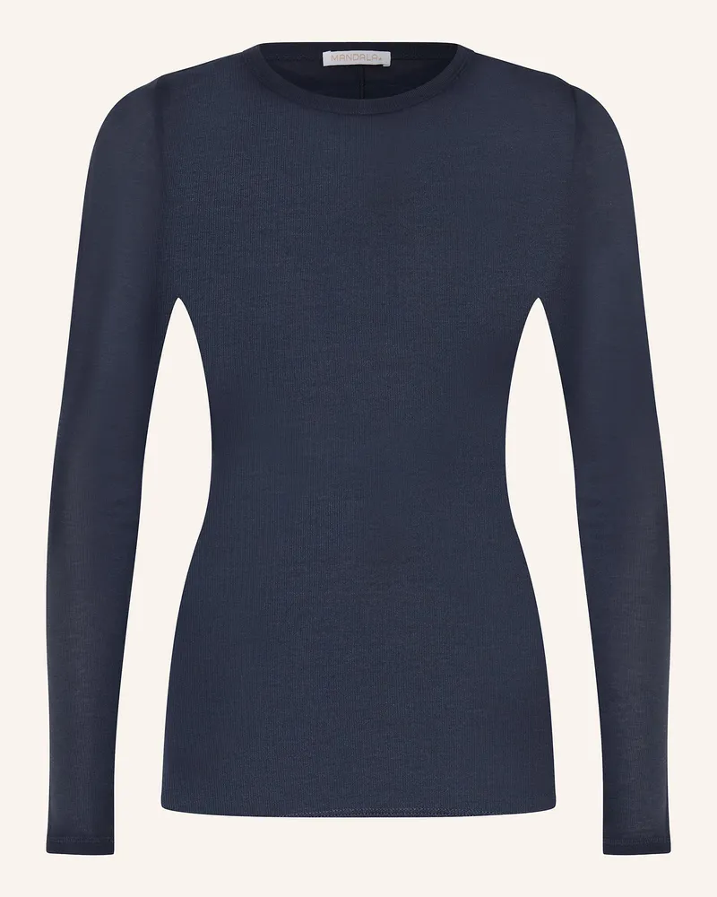 Mandala Longsleeve Blau