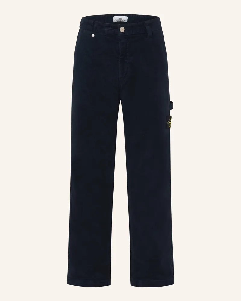 Stone Island Chino Loose Fit Dunkelblau