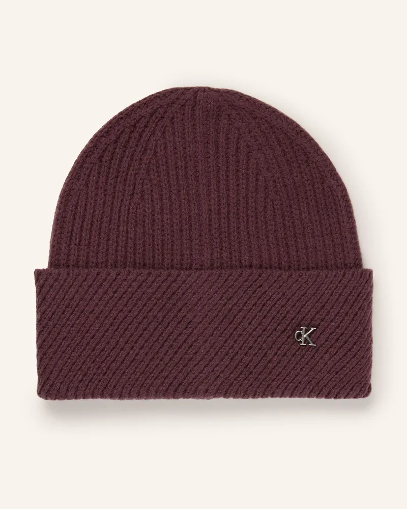 Calvin Klein Mütze rot Dunkelrot