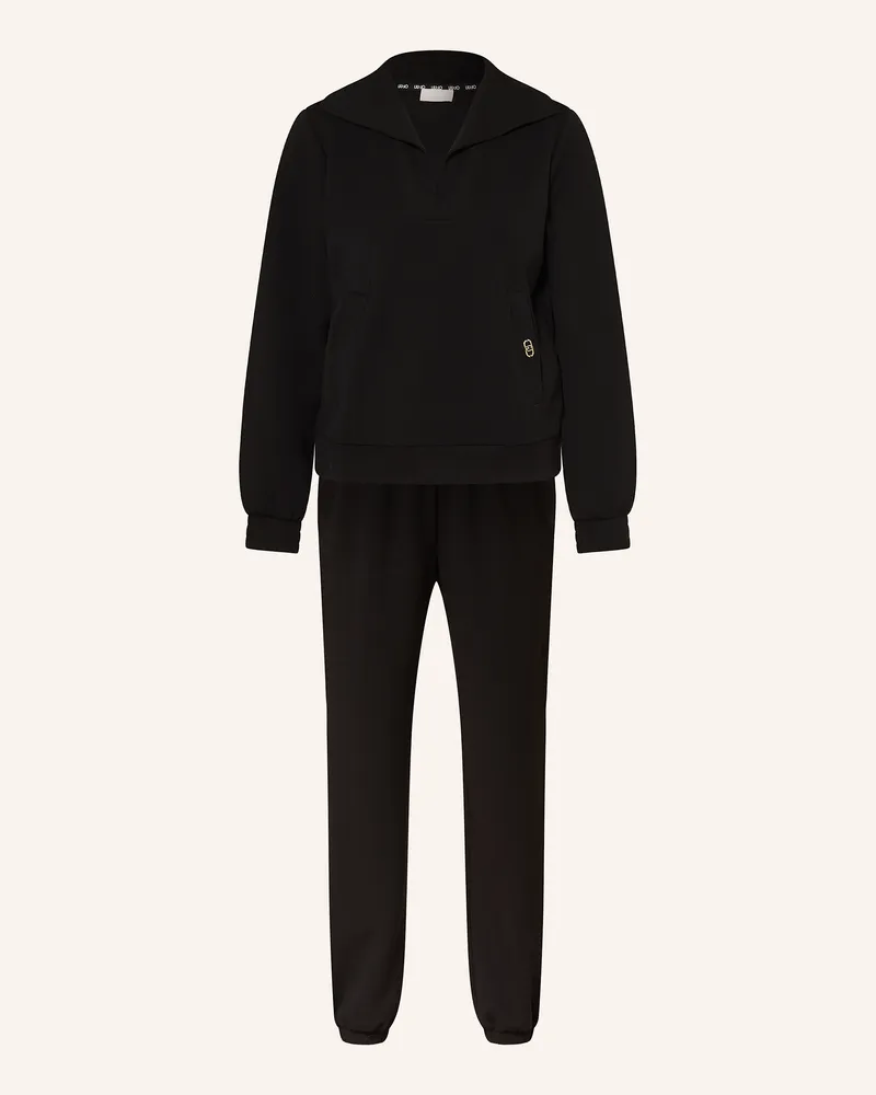 Liu Jo Set: Sweatshirt und Sweatpants Schwarz