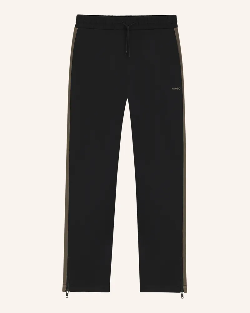 HUGO BOSS Casual Hose DOLOS Relaxed Fit Schwarz