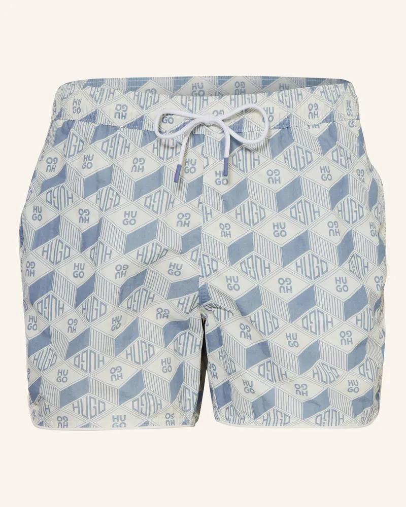 HUGO BOSS Badeshorts RIK Weiss