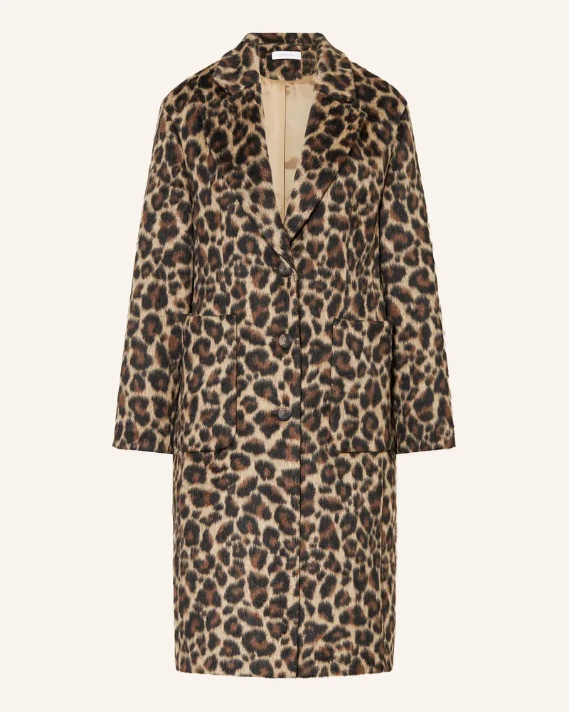 Darling Harbour Kunstfell-Mantel Hellbraun