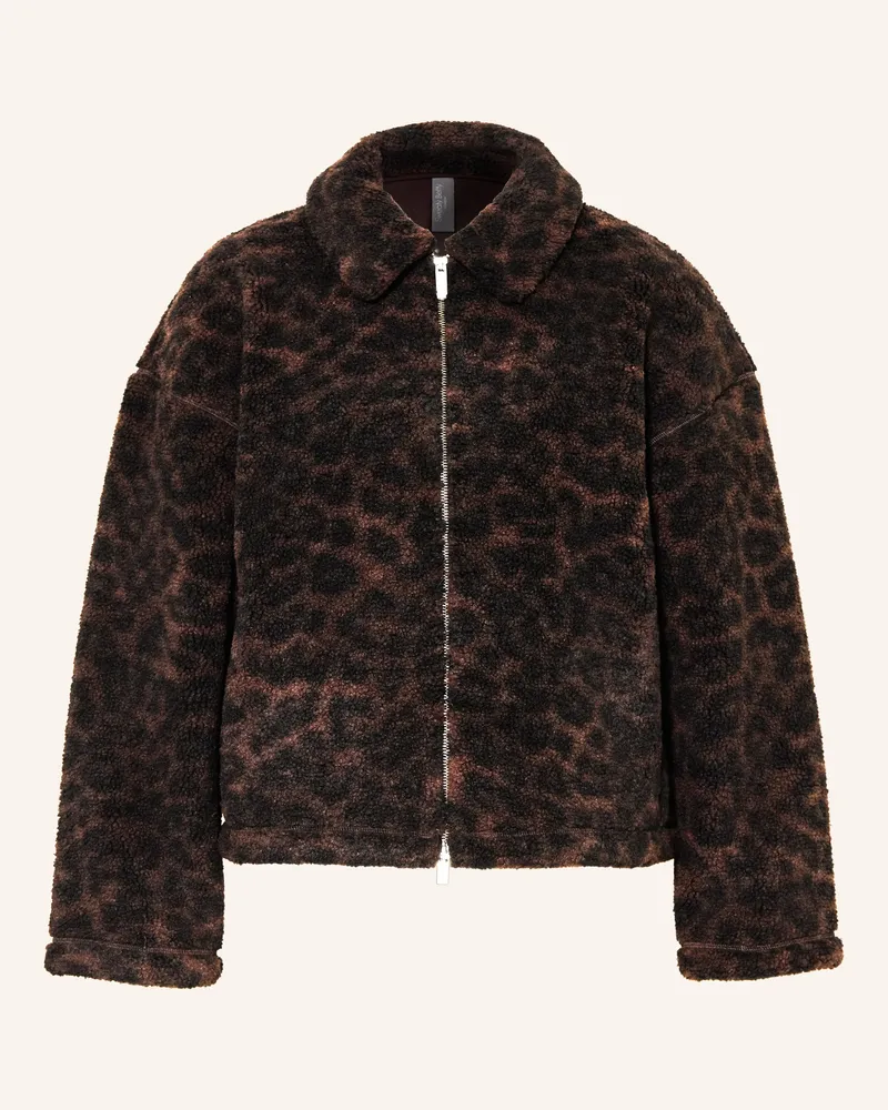 Sweaty Betty Fleecejacke Dunkelbraun